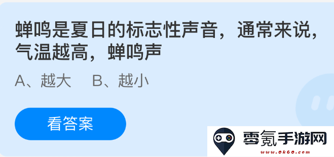 蝉鸣作为夏季经典的声音象征,普遍情况下气温升高伴随着蝉声愈发悠扬动听