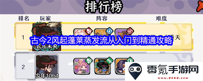 古今2风起蓬莱蒸发流的全面攻略,从入门到精通的详细指南