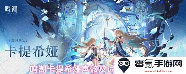 鸣潮卡提希娅角色分析与最佳词条选择攻略详解