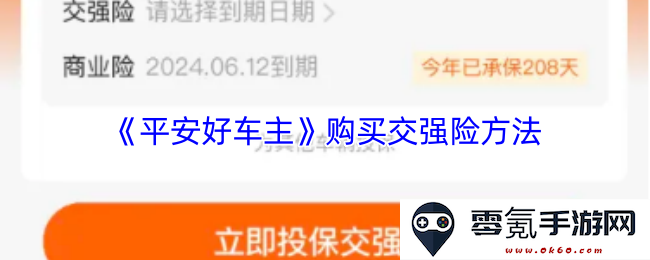 《平安好车主》如何便捷购买交强险的详细步骤与注意事项