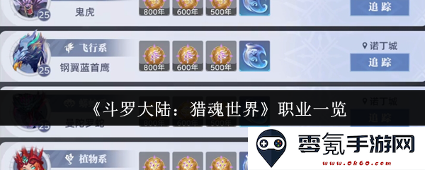 《斗罗大陆：猎魂世界》各职业特色及角色分析详解